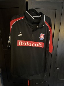 Stoke City 2009/2010 Away Football Shirt Le Coq Sportif Soccer Jersey Mens Large for sale on Ebay
