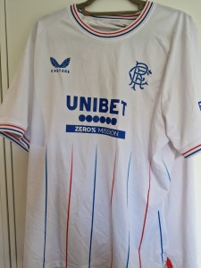 CLASSIC GLASGOW RANGERS 2023-2024 MENS XXL 2XL AWAY CASTORE FOOTBALL SHIRT for sale on Ebay