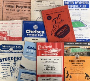 26 programmes 1938-59, all listed for sale on Ebay
