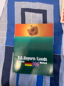 1975 European Cup Final Bayern Munich vs Leeds United for sale on Ebay