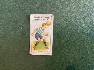 Comptons Gravy Salt Football Card  Sheffield Wednesday for sale on Ebay
