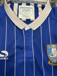 Original Sheffield Wednesday Swfc Sondico 4XL Mans Home Shirt for sale on Ebay