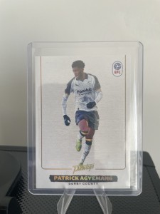 Panini EFL Prestige 2025/26 Patrick Agyemang Derby County Blank Slate Case Hit for sale on Ebay