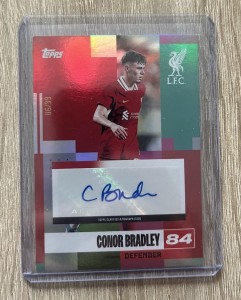 Topps Conor Bradley /99 Auto Liverpool FC Team Set 2024/2025 for sale on Ebay