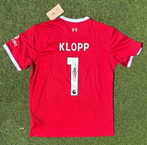 COACH JURGEN KLOPP Hand signed 23/24 Rare Liverpool Shirt NO COA for sale on Ebay