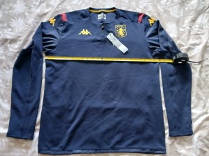 ASTON VILLA KAPPA XXL 1/4 ZIP TOP JUMPER BLUE BNWT for sale on Ebay