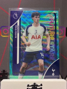 2025-26 Topps Chrome Premier League Archie Gray Aqua Wave /199 Tottenham for sale on Ebay