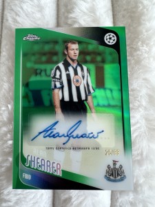 🔥 Topps UCC Chrome Alan Shearer 25/99 Newcastle United Legend 🔥 for sale on Ebay