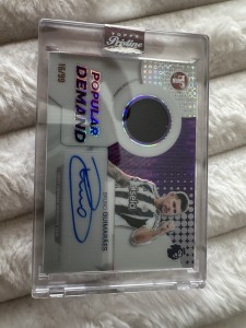 Brand New Topps Pristine Bruno GUIMARAES/99 Patch Auto Newcastle United for sale on Ebay