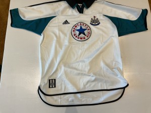 Newcastle United mens retro football top for sale on Ebay