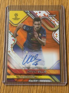 Topps Finest UCC 2024/25 FC Barcelona - David Villa - Auto /25 for sale on Ebay