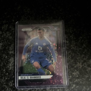 2024-25 Panini Prizm Premier League BILAL EL KHANNOUSS 10/25 RC Leicester City  for sale on Ebay