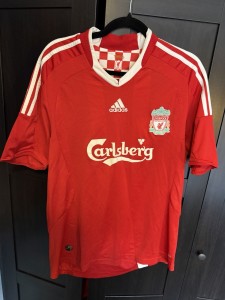 Original Authentic Adidas Liverpool 2008/2009 Home Shirt Mens Large for sale on Ebay
