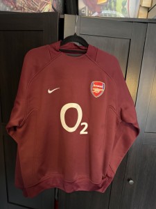 Original Nike Arsenal 2005/2006 Training Jumper Mens Large for sale on Ebay