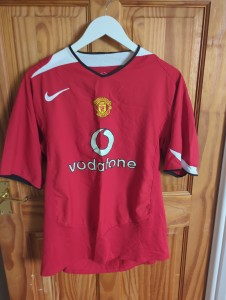 Original Nike Manchester United 2004/2005 Home Shirt Mens XL for sale on Ebay