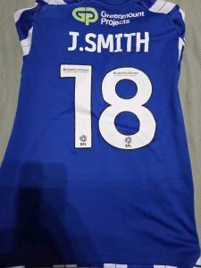 Match Issued Jonny Smith Wigan Athletic Shirt 2023 2024 Season for sale on Ebay