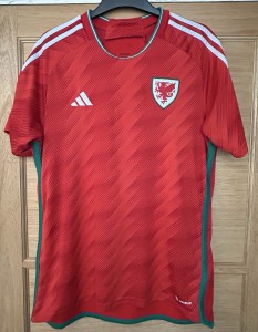 Wales Adidas Home Shirt 2022, Size Large In Great Condition for sale on Ebay