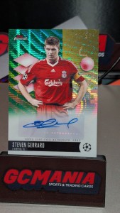 Topps Finest UCC 2025/26 Steven Gerrard Auto /99 Liverpool Legend for sale on Ebay