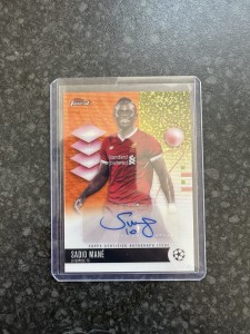 Sadio Mane Auto /25 (Liverpool) - Topps Finest 25/26 for sale on Ebay