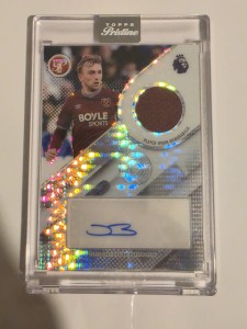 Jarrod Bowen Topps Premier League Pristine Relic Auto West Ham United for sale on Ebay