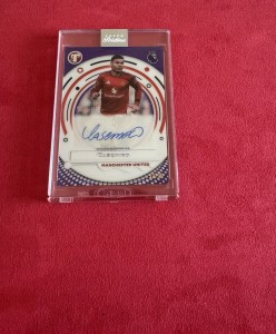 Topps Pristine Casemiro Manchester United Signed Autograph Football Card 53/99 for sale on Ebay