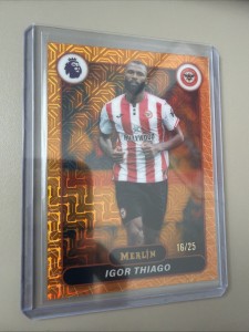 Igor Thiago Brentford Merlin Topps Rare Card /25 for sale on Ebay