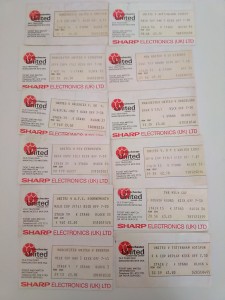 Collection of Manchester United tickets in cup competitions late 70's early 80's for sale on Ebay