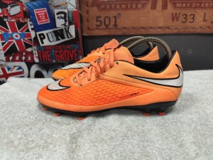 Nike Hypervenom Phelon FG Firm Ground Mens Football Boots Orange 2014 Size UK 7½ for sale on Ebay