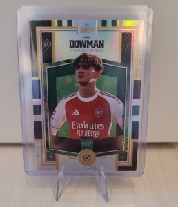 Topps Max Dowman Future Stars 2025/26 UCC Arsenal Rookie 39/75 for sale on Ebay