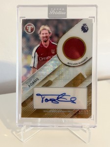 Topps Pristine Tony Adams Arsenal Auto Relic Match Worn /50 Bookend #PPAR-TA for sale on Ebay