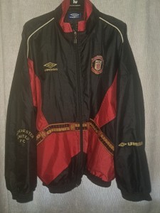 Manchester United UMBRO Tracksuit Top Size Large Men's 90s Vintage Rare for sale on Ebay