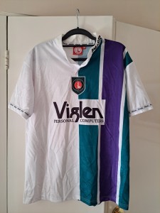 Charlton Athletic 1996 Football Shirt Official Retro Line Range Size Medium. for sale on Ebay
