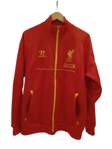 Liverpool FC Warrior Red Zip Track Jacket Size L 2012/2013 Gently Used Fans' for sale on Ebay