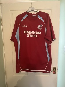 Scunthorpe United Carlotti 2007/09 home shirt. Adults XXXL for sale on Ebay