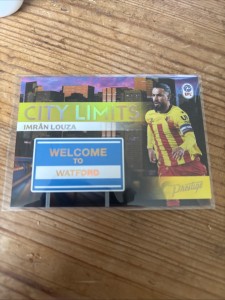 2025-26 Panini Prestige EFL Imran Louza City Limits SSP Watford #6 Case Hit for sale on Ebay