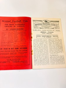 Arsenal vs Fulham Official Matchday Programme 26/01/1935 for sale on Ebay