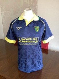NORWICH CITY Original 1993 RIBERO Away Shirt SMALL Adults Rare NEAR MINT Vintage for sale on Ebay