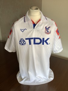 CRYSTAL PALACE Original 1993 RIBERO Away Shirt XL Adult Rare NR MINT Vintage TDK for sale on Ebay