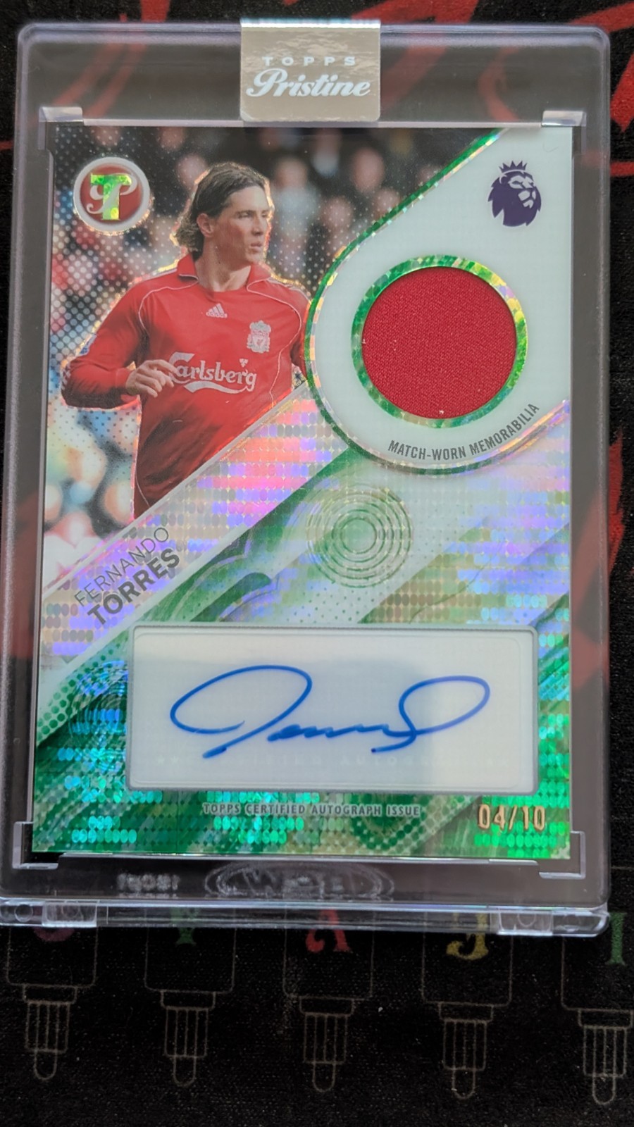 2025-26 Topps Epl Pristine Fernando Torres /10 Auto Patch Match Worn Liverpool for sale on Ebay