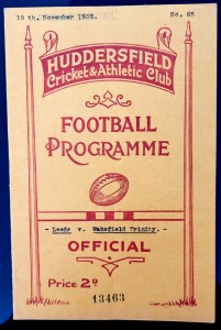 1932 YORKSHIRE CUP FINAL: Leeds v Wakefield Trinity, from Fartown, Superb, RARE! for sale on Ebay
