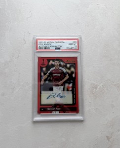 2021-22 Topps Merlin Chrome UEFA Red Refractor /10 - Declan Rice West Ham PSA10 for sale on Ebay