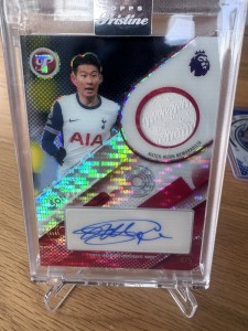 2026 Topps Pristine Premier League Heung-Min Son Relic Auto /5 Tottenham for sale on Ebay