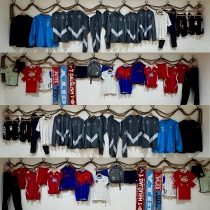 Huge 36 X Football Clothing Shirt Top Shorts Bundle +NWT Job Lot Wrexham Wales for sale on Ebay