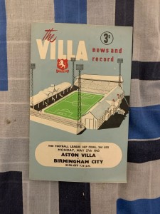 1963 League Cup Final Programme Aston Villa v Birmingham City for sale on Ebay