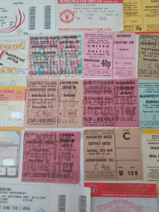 Manchester United tickets ranging from mid sixties to two thousand x 39 for sale on Ebay