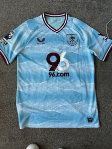 Burnley FC - Barnes Match Worn Shirt - Signed for sale on Ebay