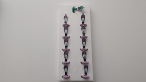 Vintage Subbuteo Celluloid Team Ref. 55 with Bases (See Description) for sale on Ebay