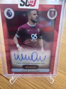 2026 Topps Merlin Premier League Kyle Walker Auto 2/5 Burnley FC for sale on Ebay