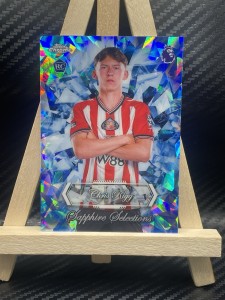 Topps Chrome Premier League 26 Sapphire Chris Rigg Sapphire Selection Sunderland for sale on Ebay