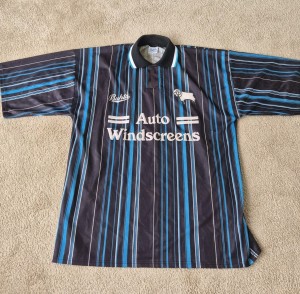 Original Bukta Derby County FC 1993-1995 Away Football Shirt  Size 42
